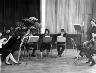 Beethoven Septet with members of the Brighton Youth Orchestra 1962. (JP third left)